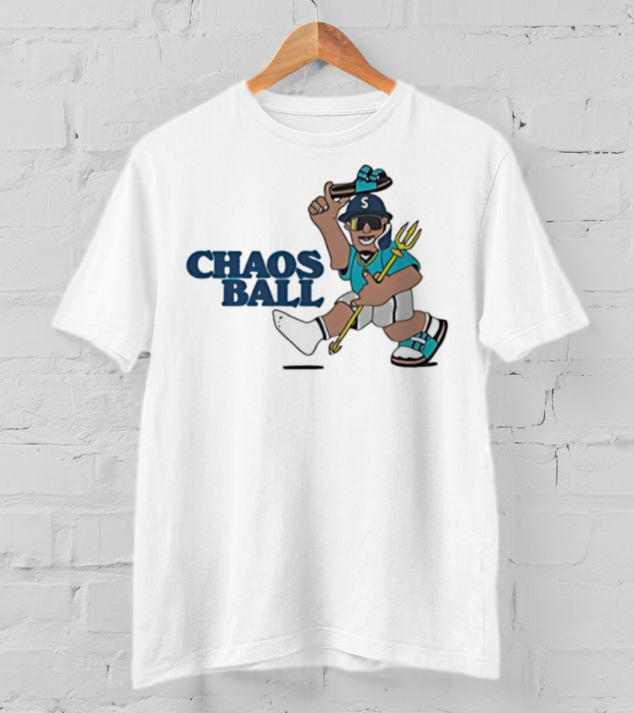 Trillblazin Chaos Ball Seattle Mariners Mascot Design T-Shirt