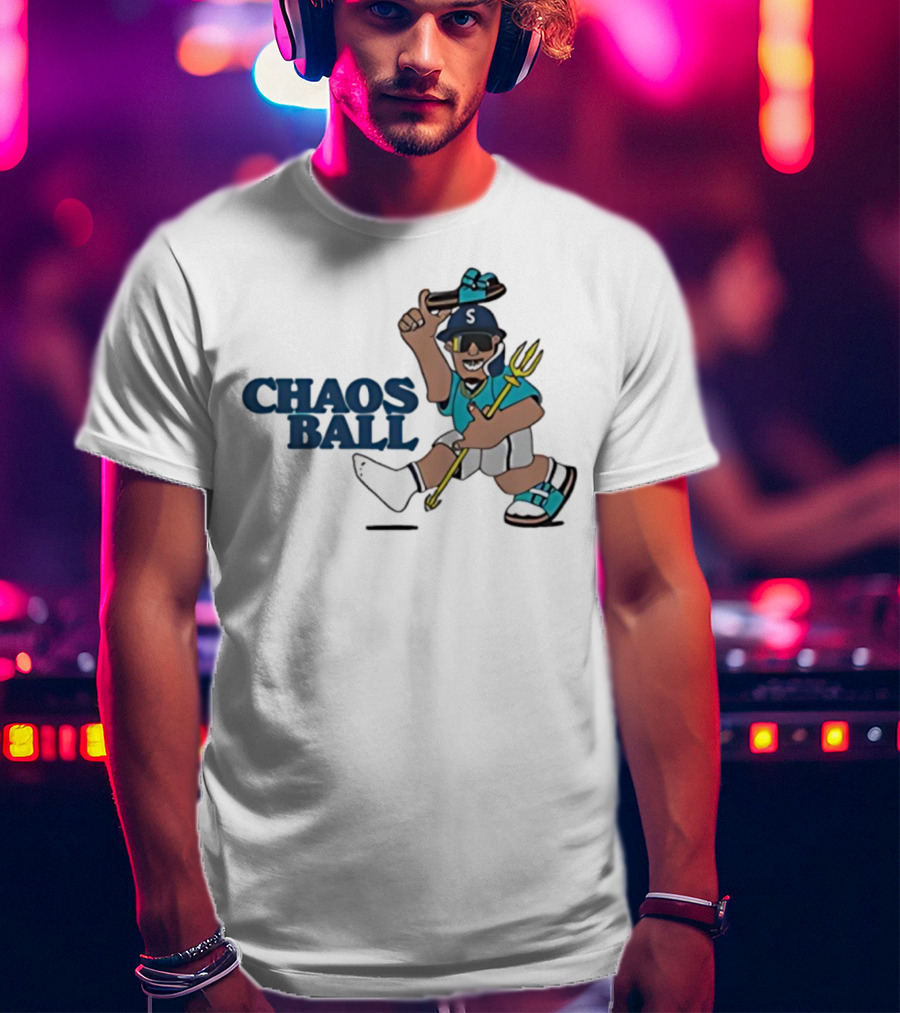 Trillblazin Chaos Ball Seattle Mariners Mascot Design T-Shirt