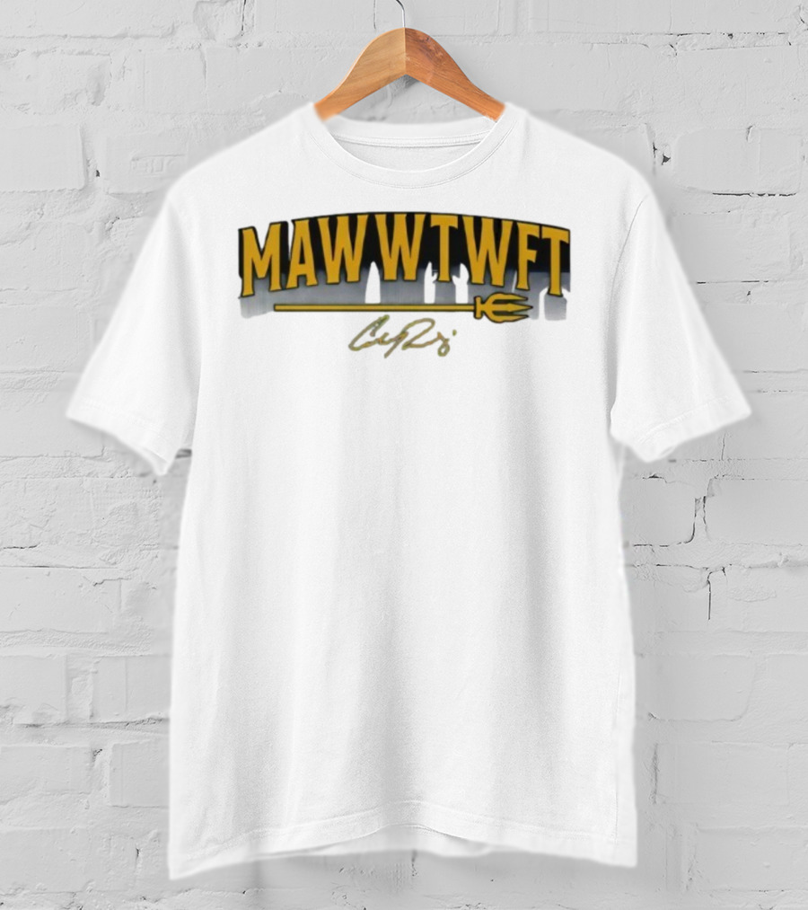 Cal Raleigh Seattle Mariners MAWWTWFT Trident Signature T-Shirt