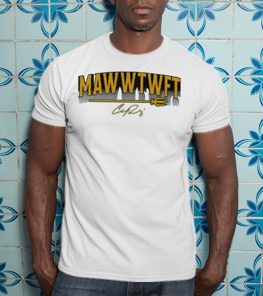Cal Raleigh Seattle Mariners MAWWTWFT Trident Signature T-Shirt