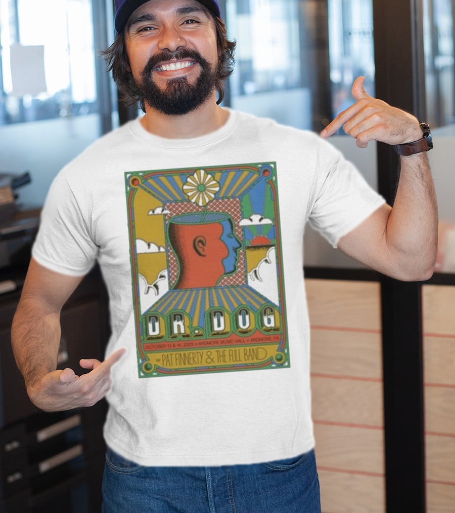 Dr. Dog Ardmore Music Hall October 13-14 2025 With Pat Finnerty And The Full Band Ardmore PA T-Shirt