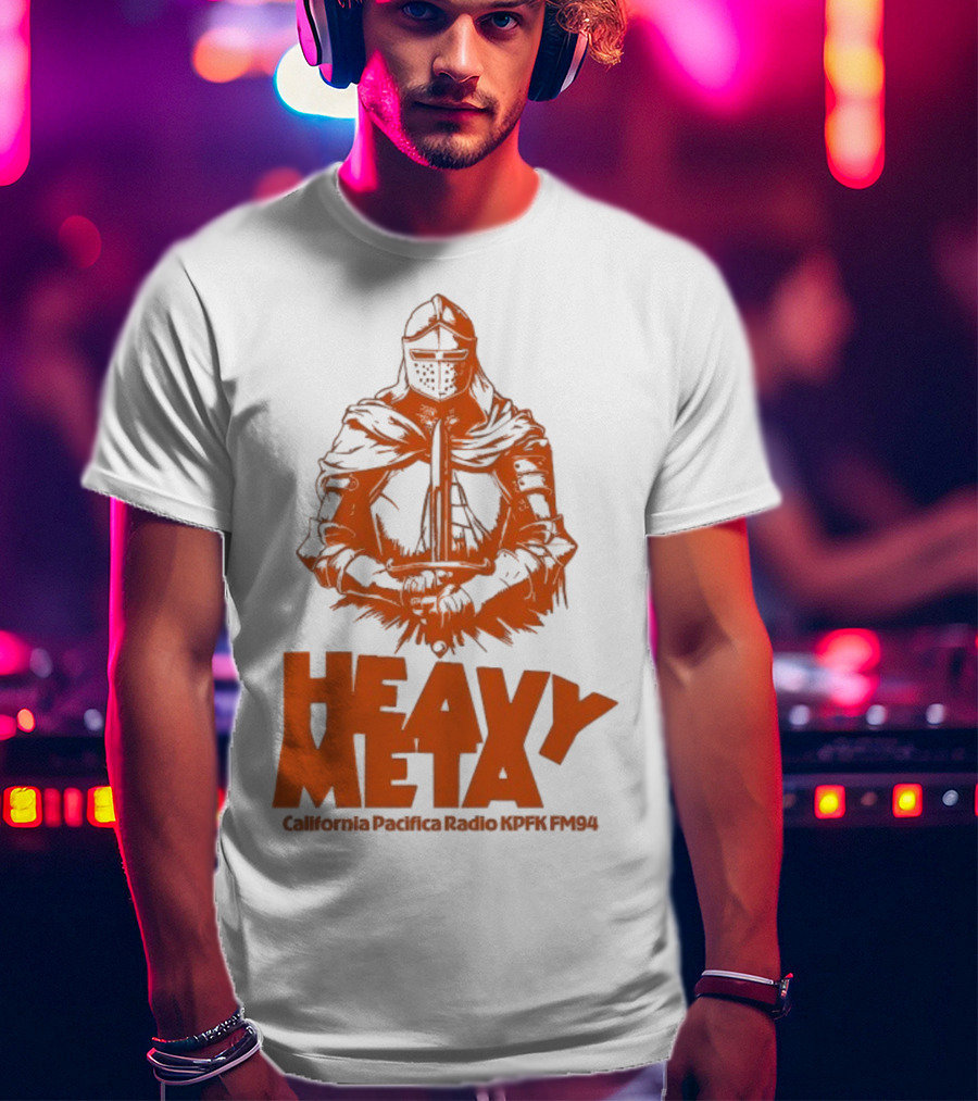 Heavy Meta Knight California Pacifica Radio KPFK FM94 T-Shirt