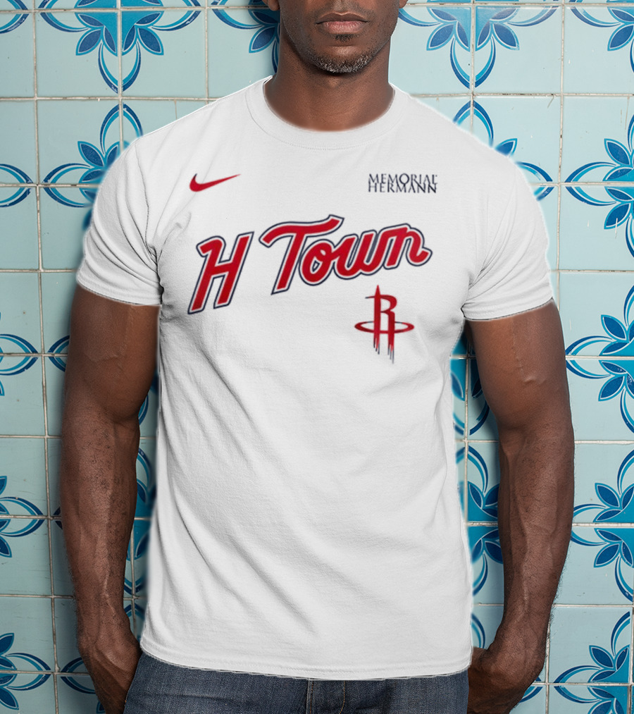 H-Town Nike Houston Rockets Memorial Hermann Edition T-Shirt