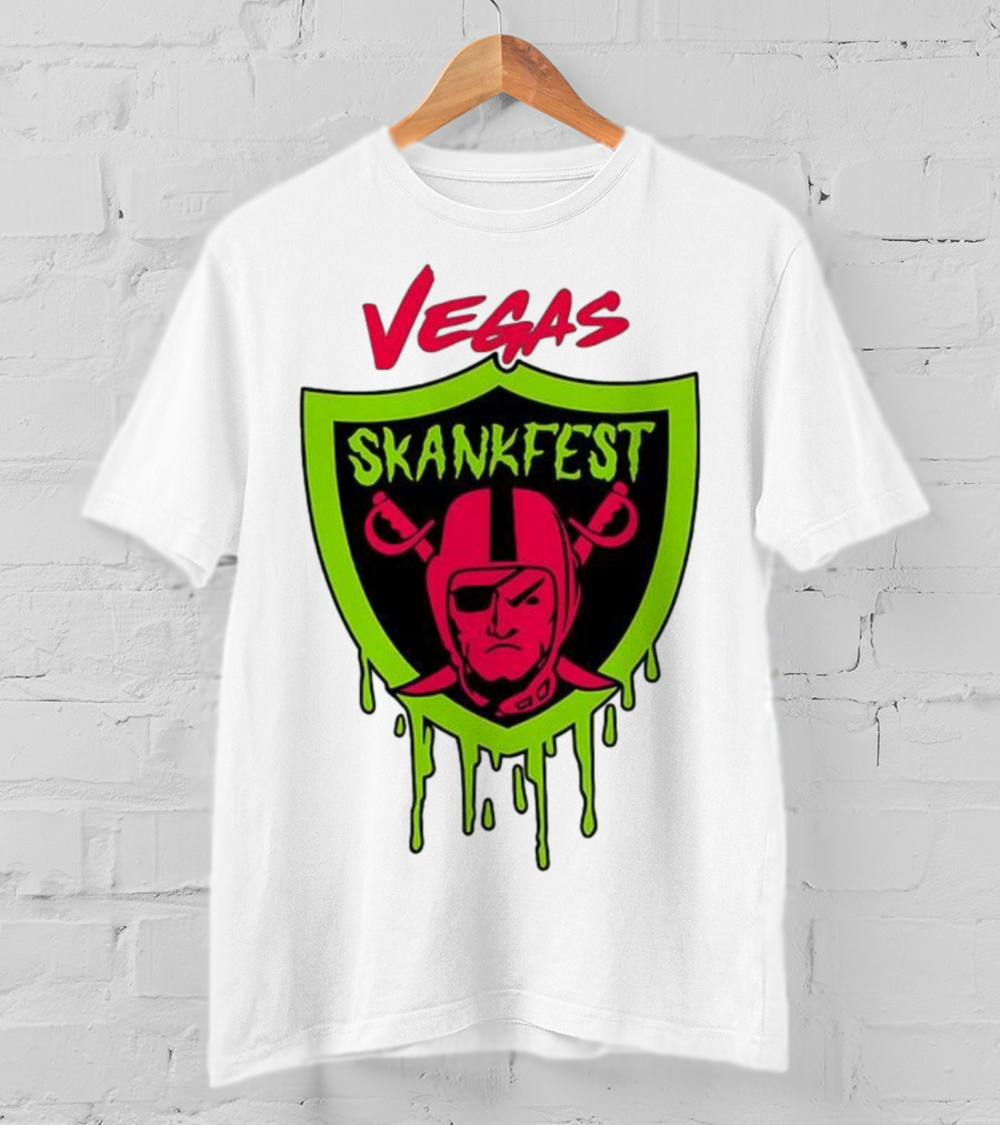 Vegas Skankfest Raiders Inspired Emblem T-Shirt