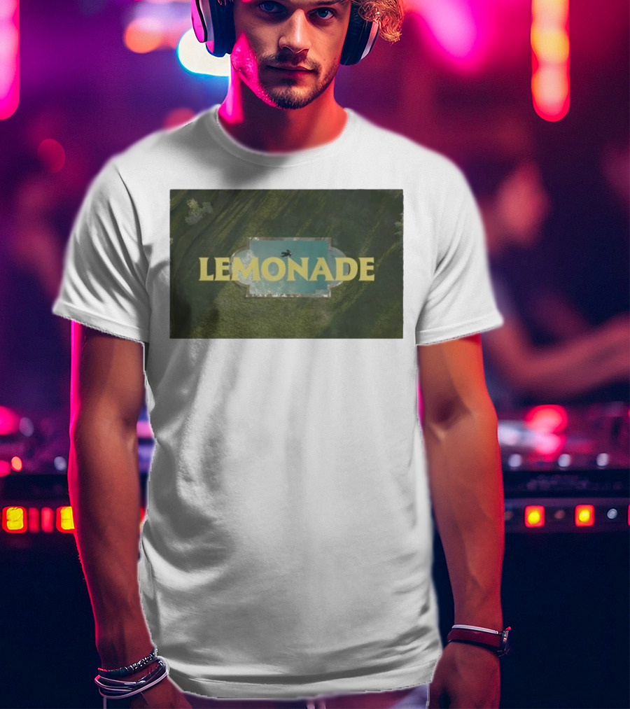 Louis Tomlinson Lemonade Aesthetic Pool Aerial View T-Shirt