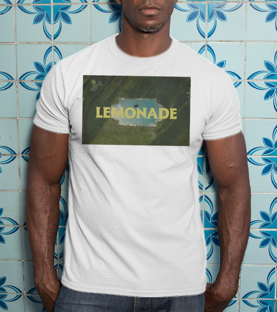 Louis Tomlinson Lemonade Aesthetic Pool Aerial View T-Shirt