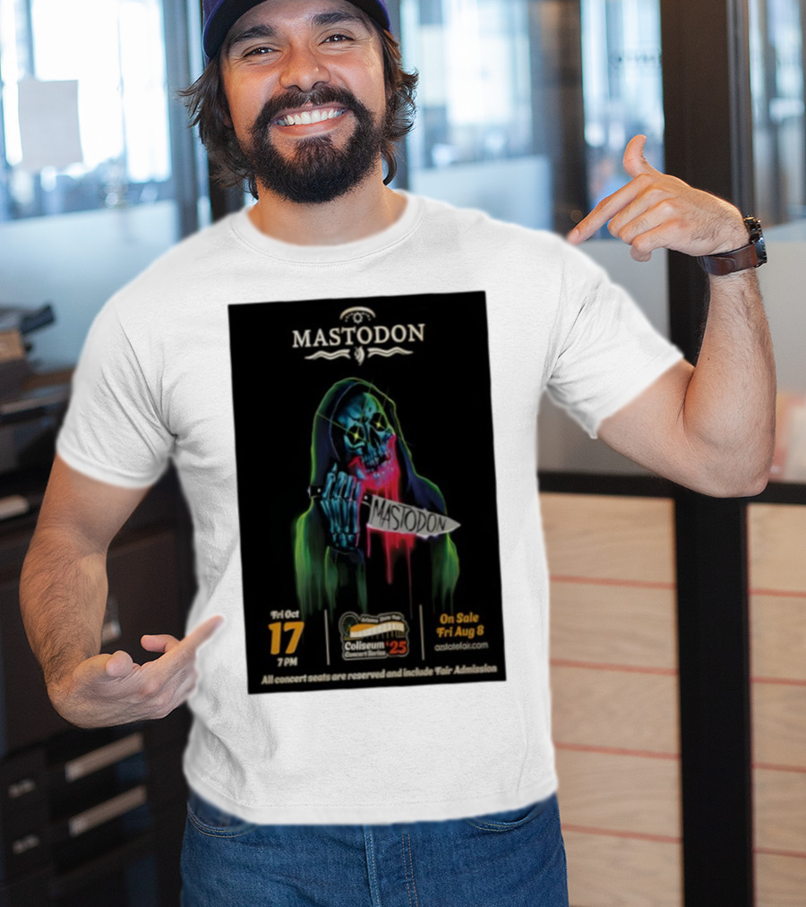 Mastodon Arizona State Fairgrounds 2025 Concert Series October 17 Coliseum T-Shirt