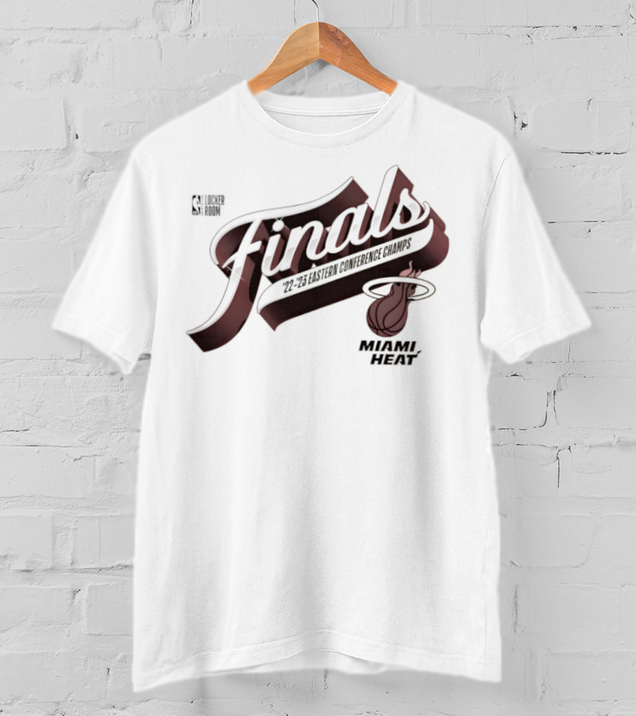 Miami Heat Eastern Conference Finals Champions 2023 Baseline Finals T-Shirt