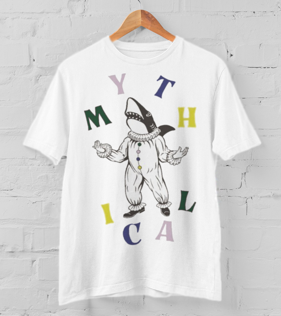 Mythical Clown Shark Funny Costume T-Shirt
