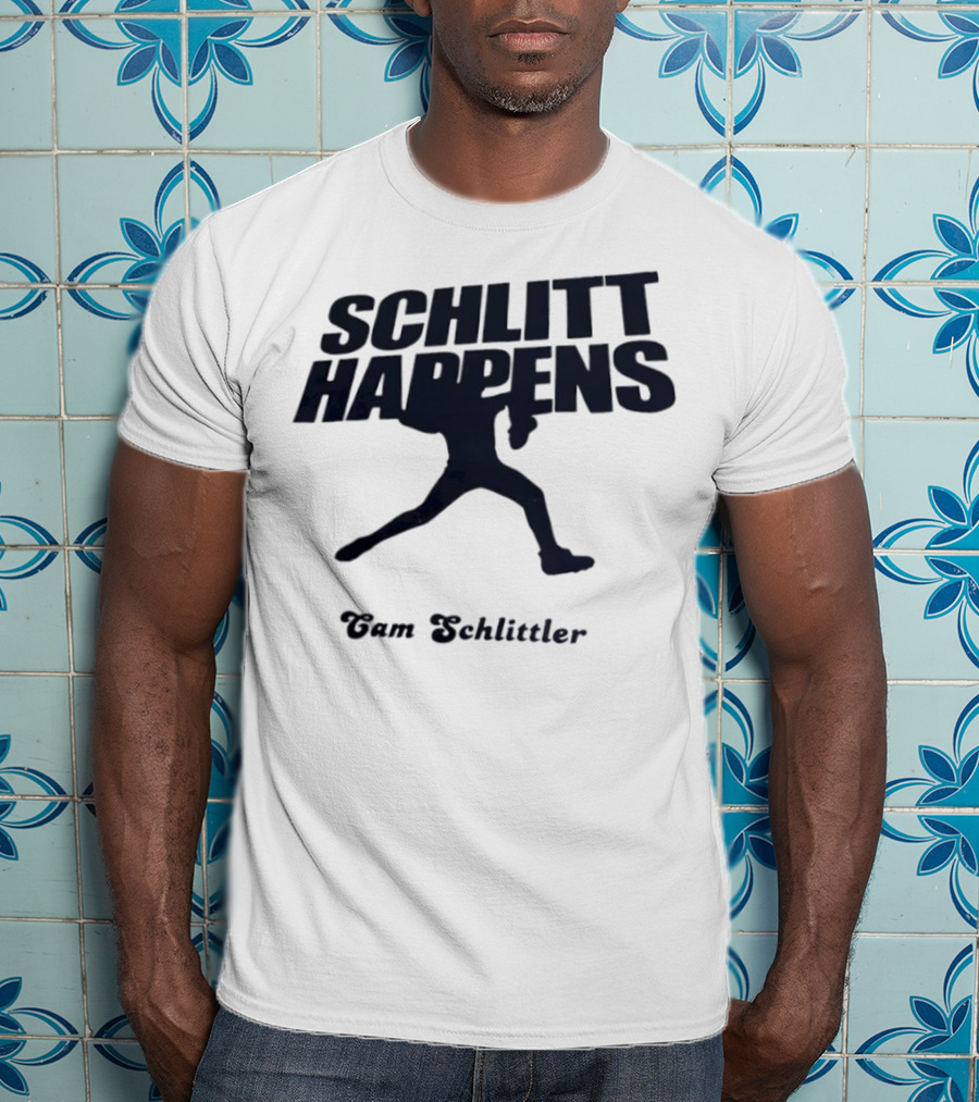 New York Baseball Schlitt Happens Cam Schlittler T-Shirt