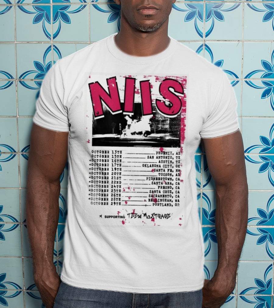 NIS October 2025 Tour San Diego Los Angeles Oakland Denver T-Shirt