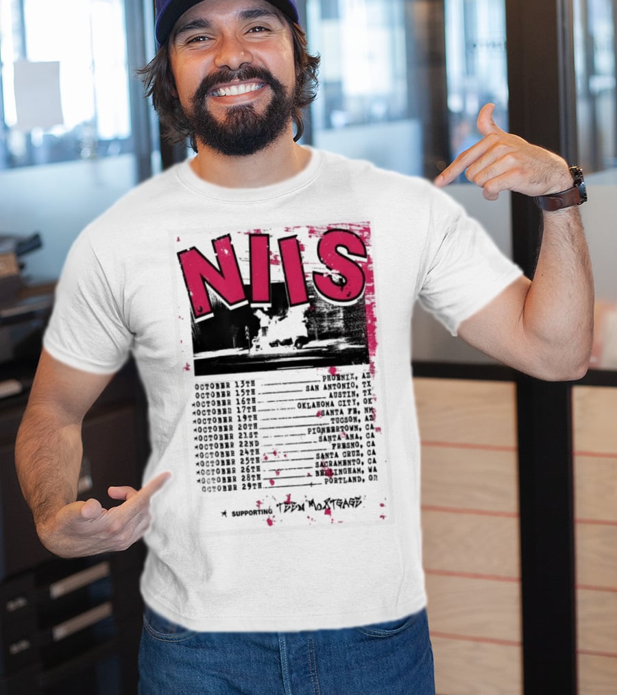 NIS October 2025 Tour San Diego Los Angeles Oakland Denver T-Shirt