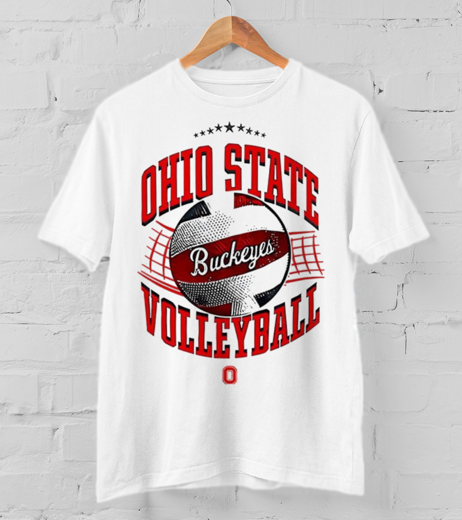 Ohio State Buckeyes Volleyball Vintage Retro Style T-Shirt