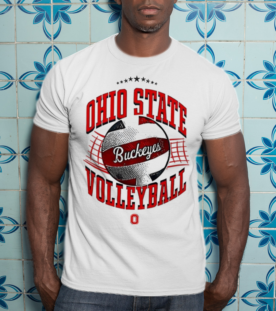 Ohio State Buckeyes Volleyball Vintage Retro Style T-Shirt