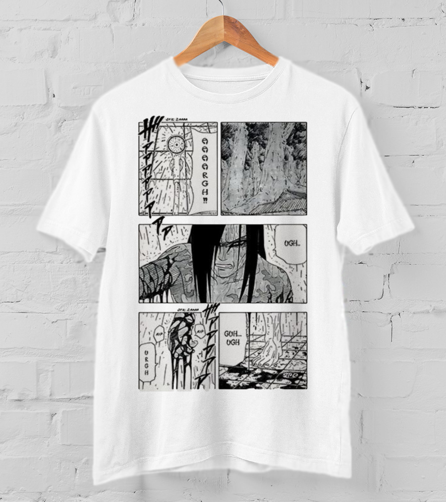Orochimaru Legendary Sannin Manga Panels Ugh Aaargh Moments T-Shirt