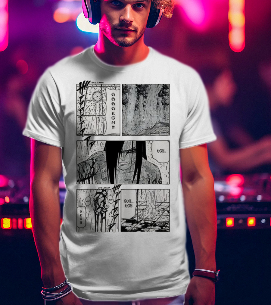 Orochimaru Legendary Sannin Manga Panels Ugh Aaargh Moments T-Shirt