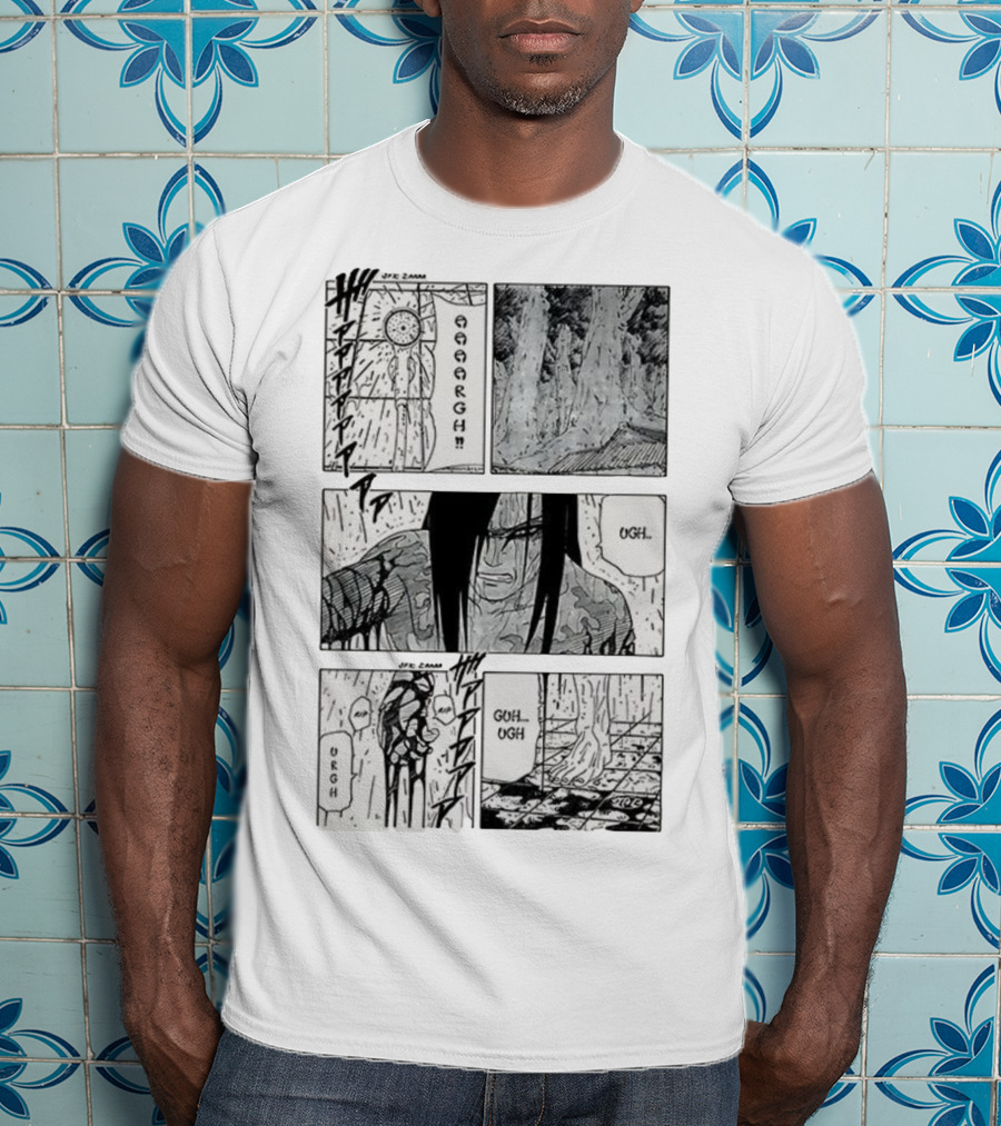 Orochimaru Legendary Sannin Manga Panels Ugh Aaargh Moments T-Shirt