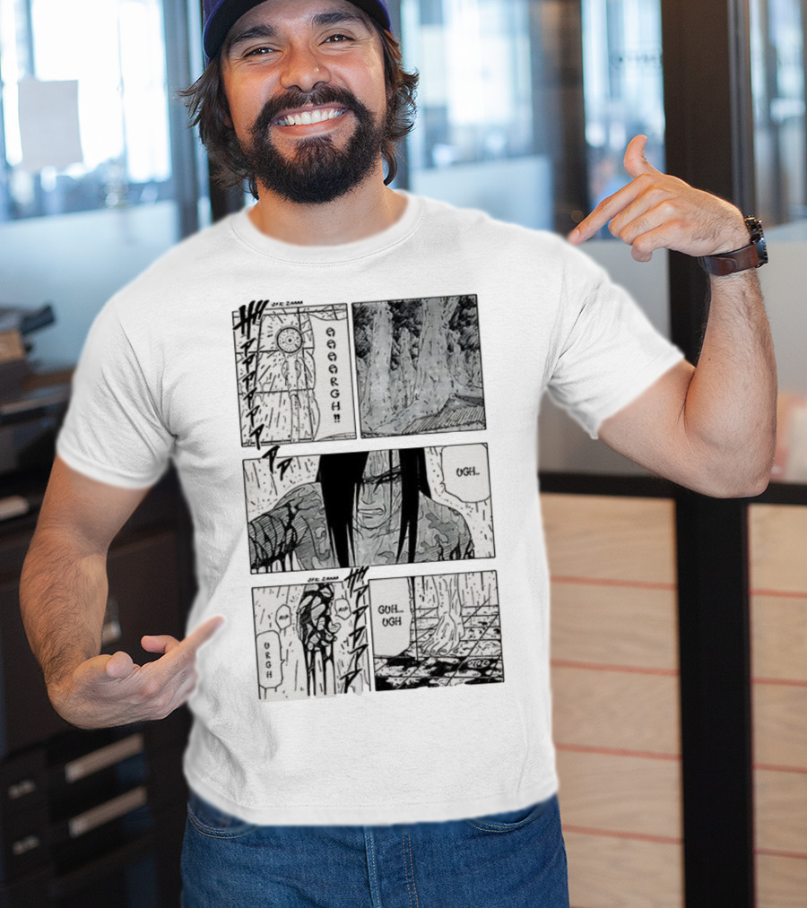 Orochimaru Legendary Sannin Manga Panels Ugh Aaargh Moments T-Shirt