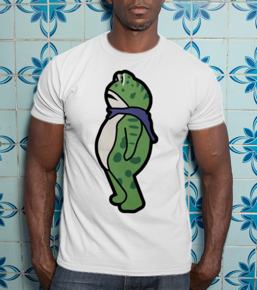 Portland Frog Protester Retro Funny Scarf T-Shirt