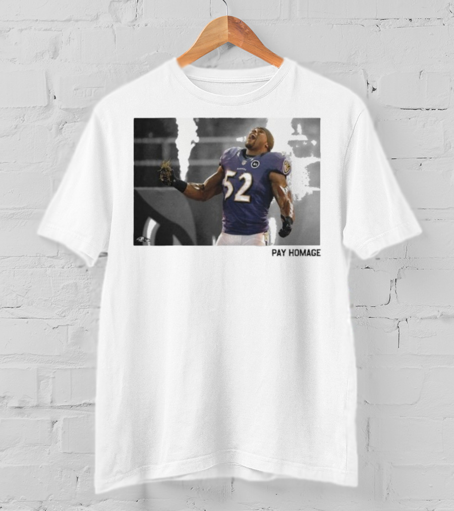 Ray Lewis Baltimore Ravens Legendary Passion NFL 52 T-Shirt
