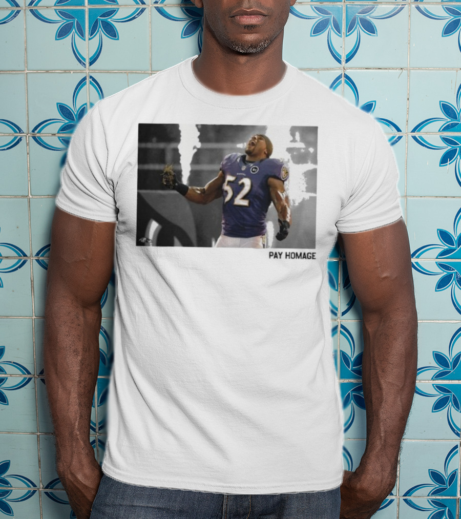 Ray Lewis Baltimore Ravens Legendary Passion NFL 52 T-Shirt