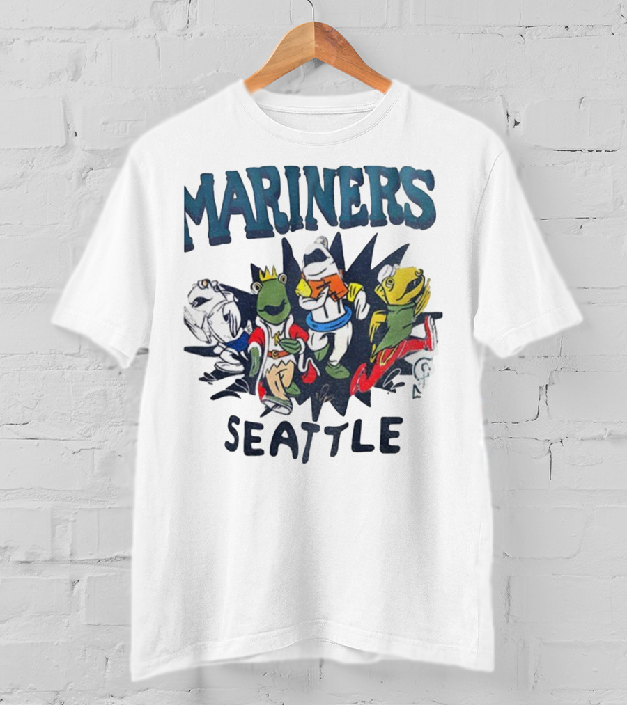 Mariners Seattle Salmon Run New Mascots T-Shirt