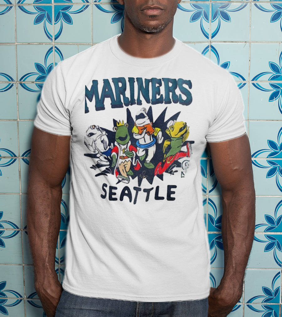 Mariners Seattle Salmon Run New Mascots T-Shirt
