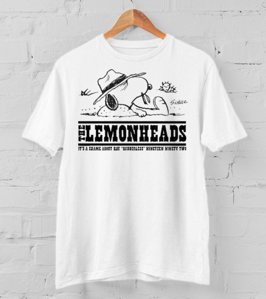 Lemonheads Snoopy Rudderless Tour Design T-Shirt