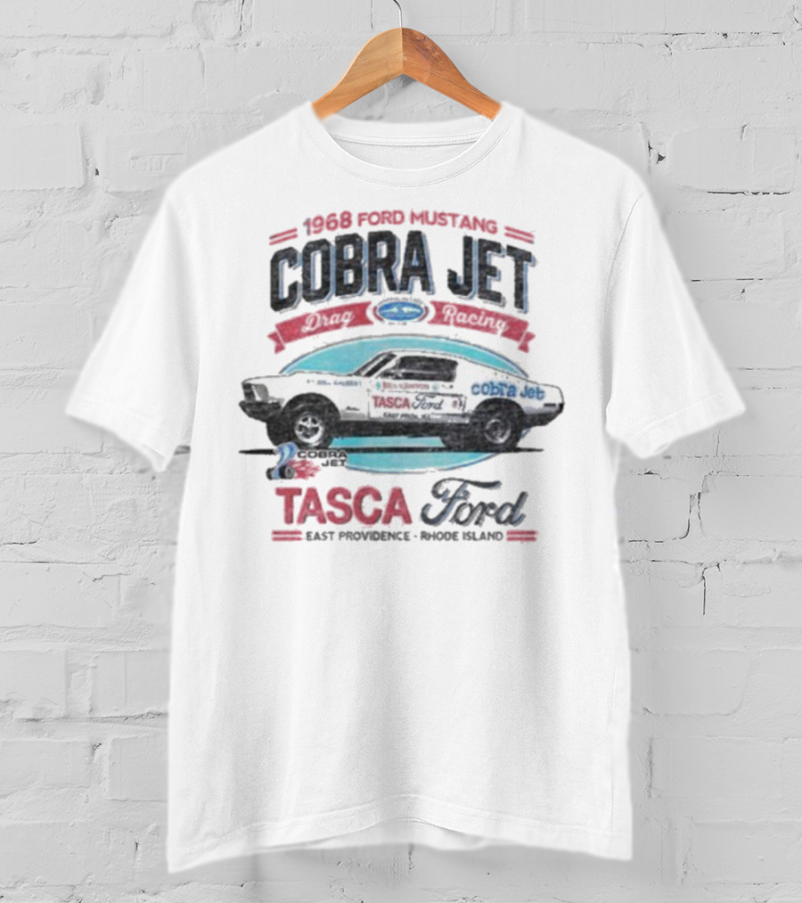 1968 Ford Mustang Cobra Jet Tasca Ford East Providence Rhode Island T-Shirt