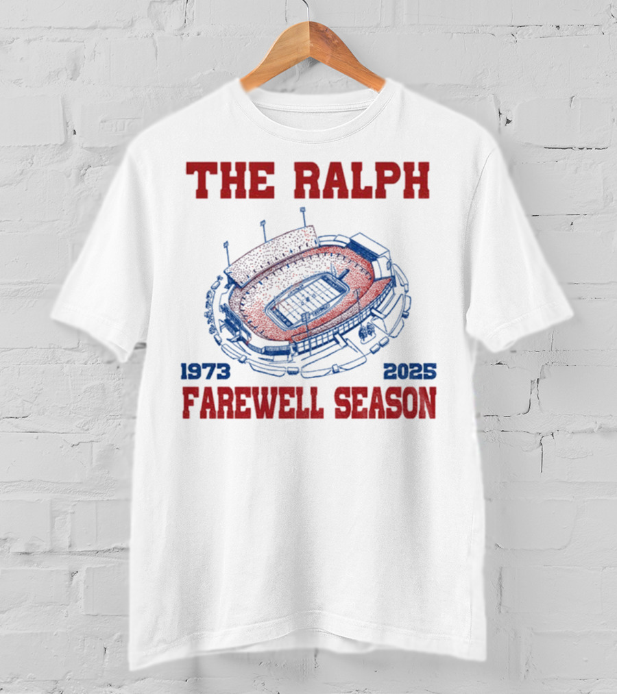 The Ralph Stadium Farewell Season 1973-2025 Buffalo Bills NFL T-Shirt