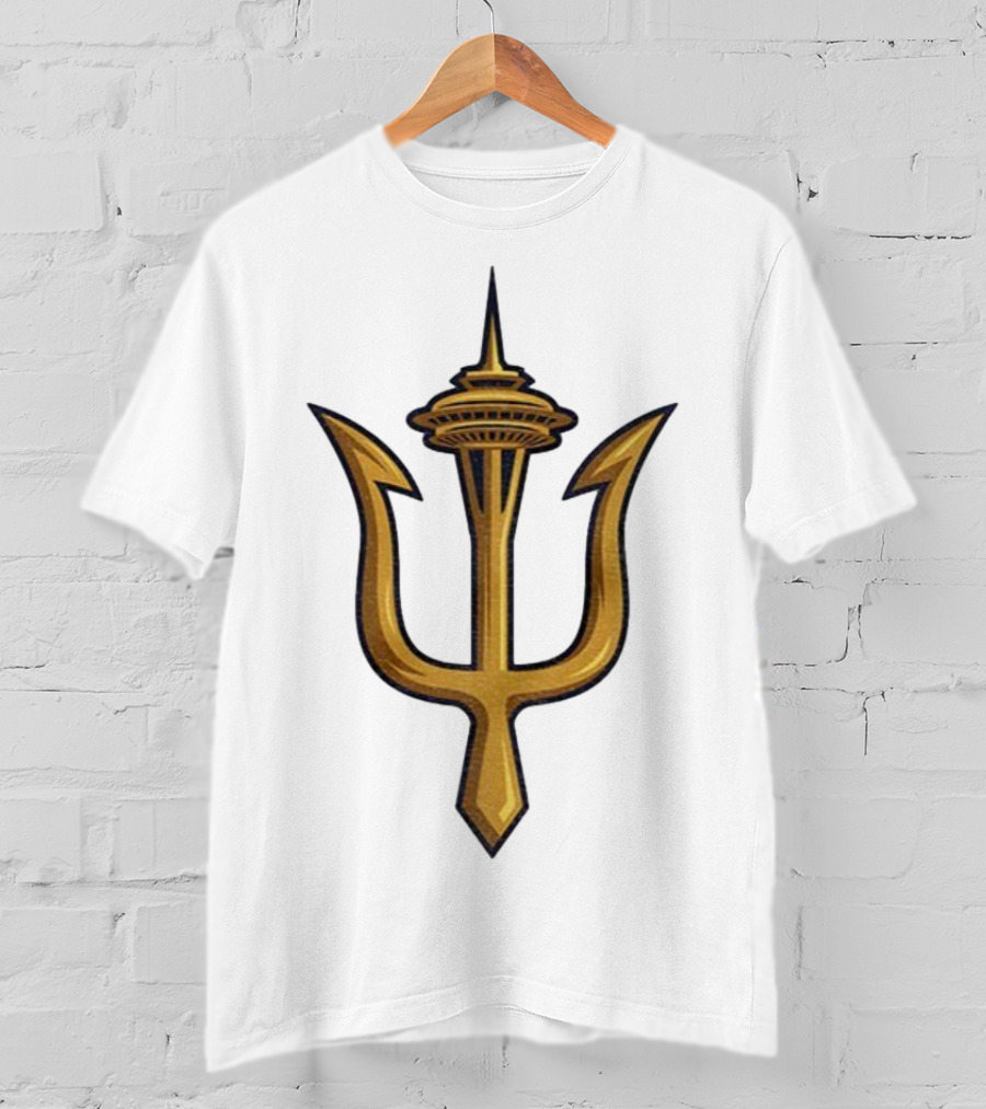 Seattle Mariners Trident Space Needle MLB Baseball 2025 Seize The Moments T-Shirt