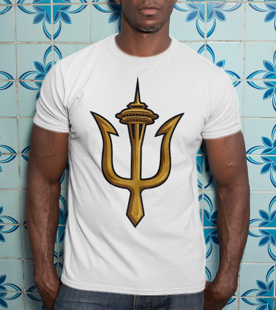 Seattle Mariners Trident Space Needle MLB Baseball 2025 Seize The Moments T-Shirt