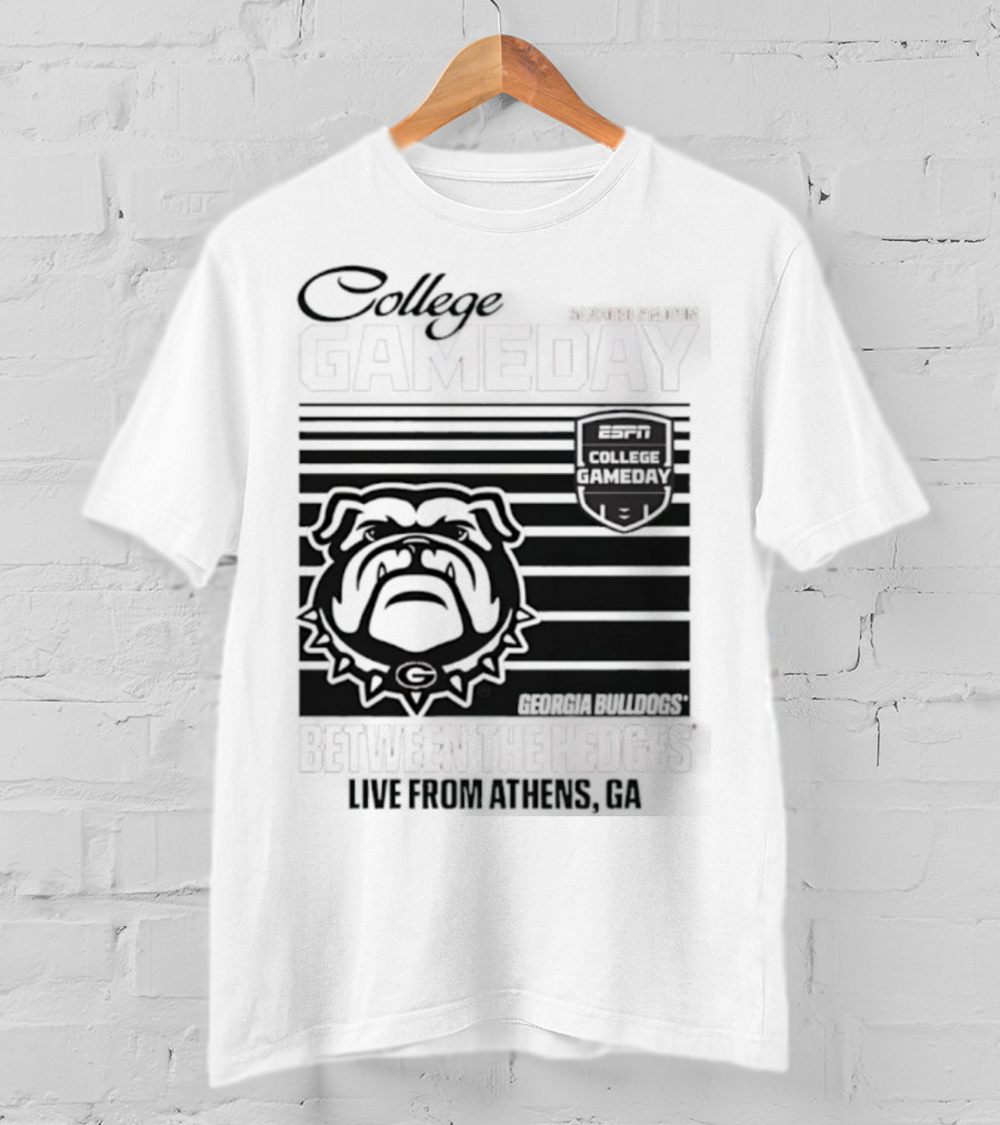 College GameDay Georgia Bulldogs Athens GA Live Show T-Shirt