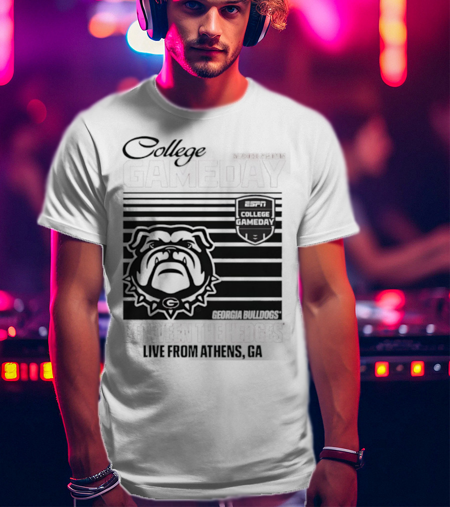 College GameDay Georgia Bulldogs Athens GA Live Show T-Shirt