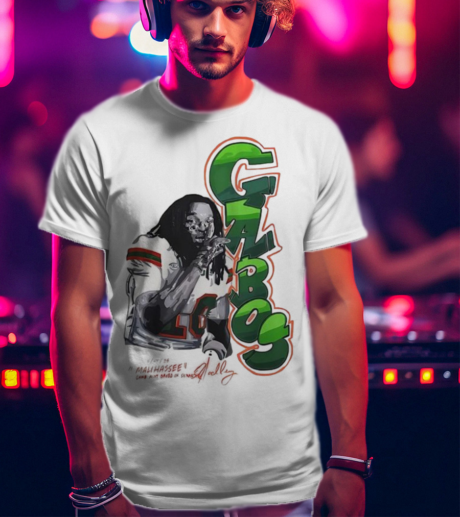 Malachi Toney Gabos Miami Hurricanes Malihassee Signature T-Shirt