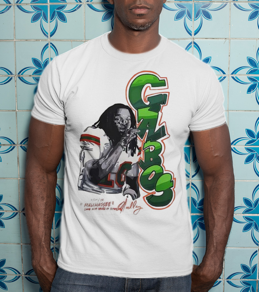 Malachi Toney Gabos Miami Hurricanes Malihassee Signature T-Shirt