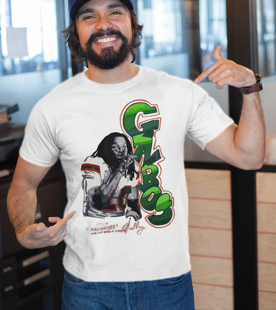 Malachi Toney Gabos Miami Hurricanes Malihassee Signature T-Shirt