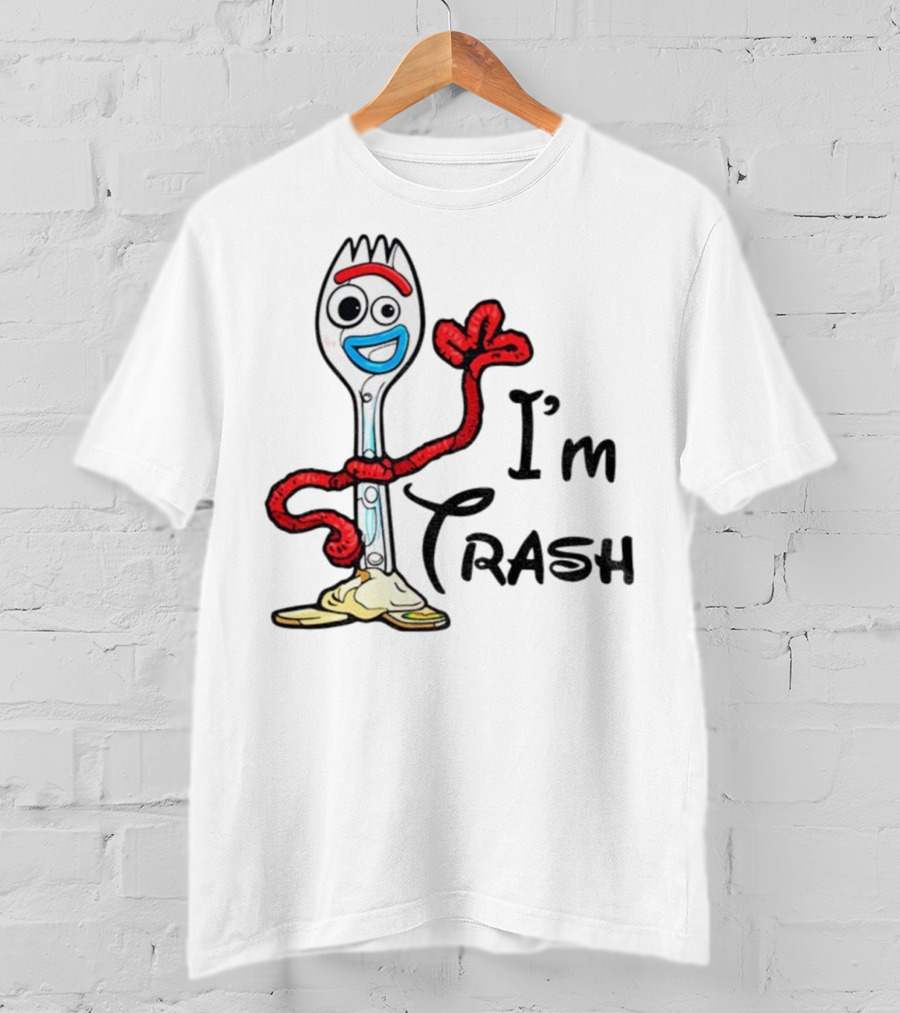 I’m Trash Fork Toy Story Pixar Character T-Shirt
