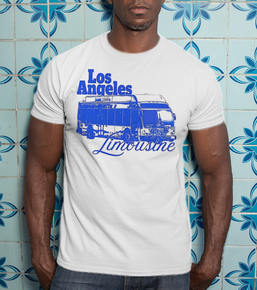Los Angeles Limousine Retro Bus Experience T-Shirt