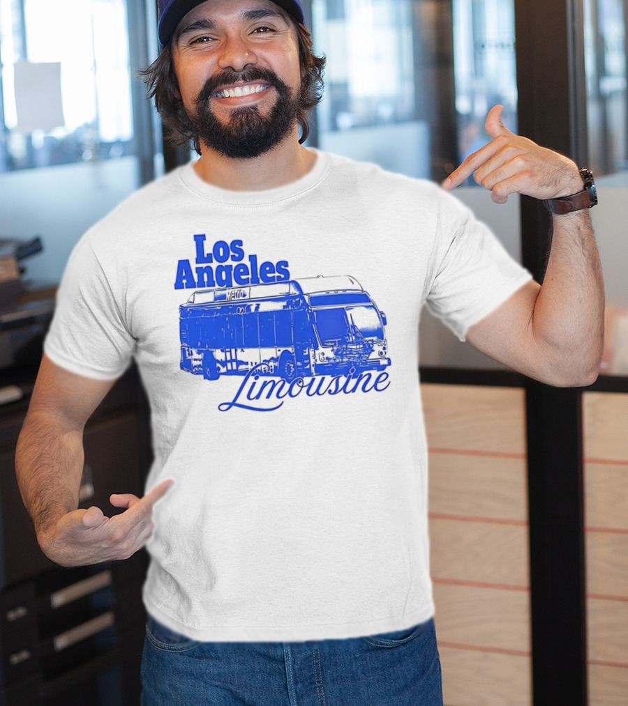 Los Angeles Limousine Retro Bus Experience T-Shirt