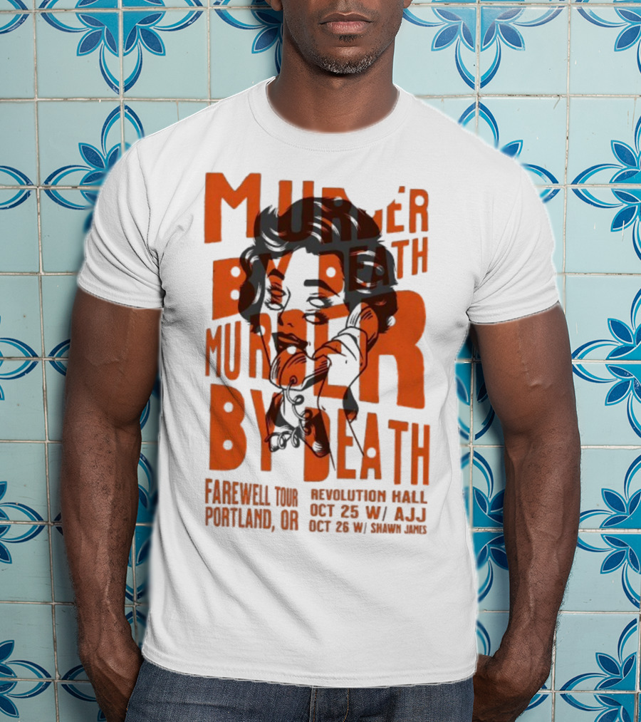 Murder By Death Farewell Tour Portland Revolution Hall Oct 23 24 2025 T-Shirt