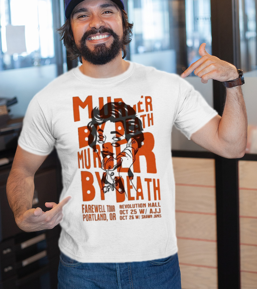 Murder By Death Farewell Tour Portland Revolution Hall Oct 23 24 2025 T-Shirt