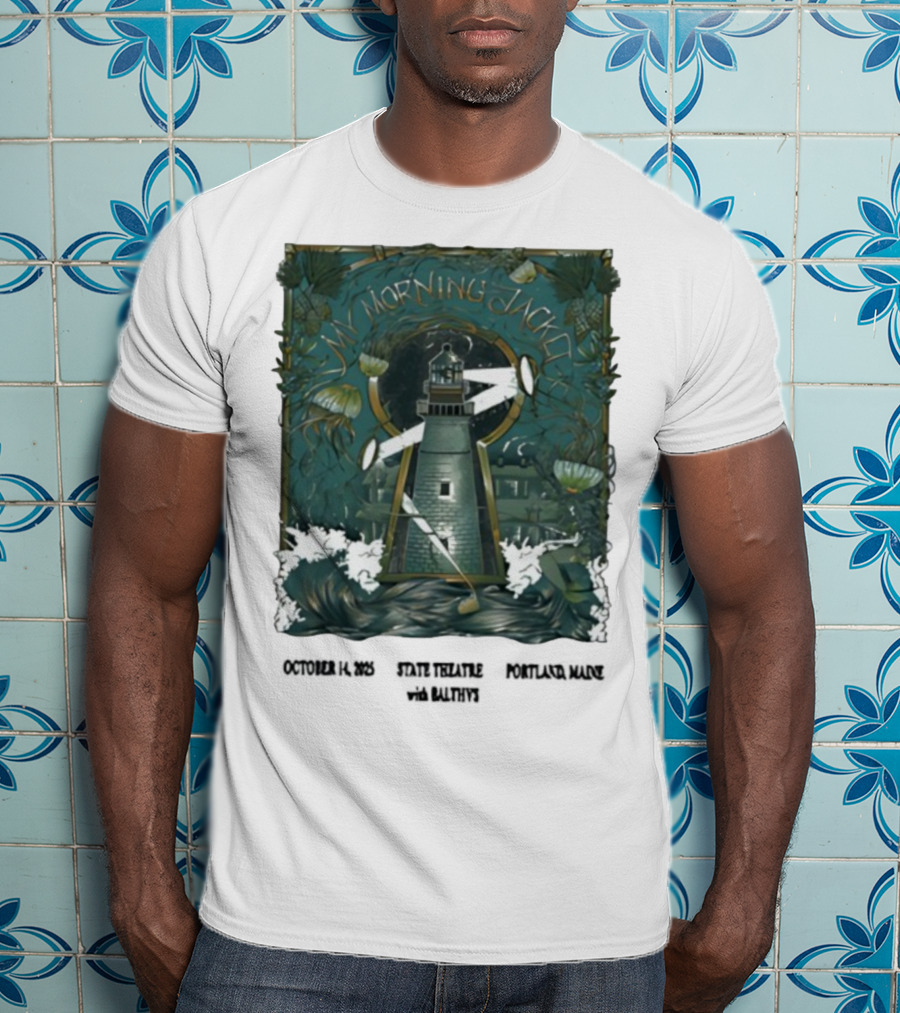 My Morning Jacket Lighthouse Portland ME October 2025 T-Shirt