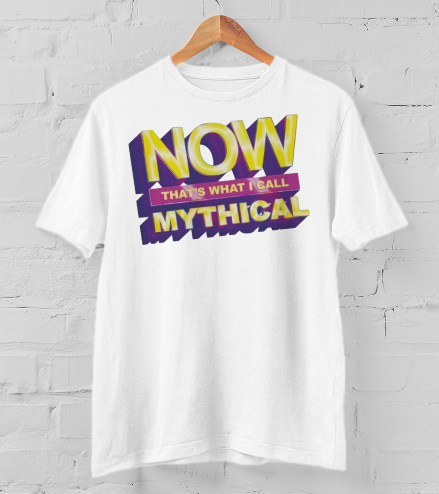 NOW That’s What I Call Mythical Retro 3D Text Style T-Shirt