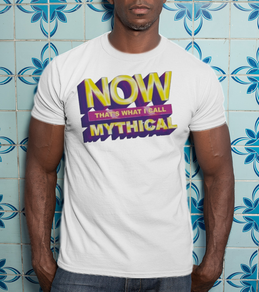 NOW That’s What I Call Mythical Retro 3D Text Style T-Shirt