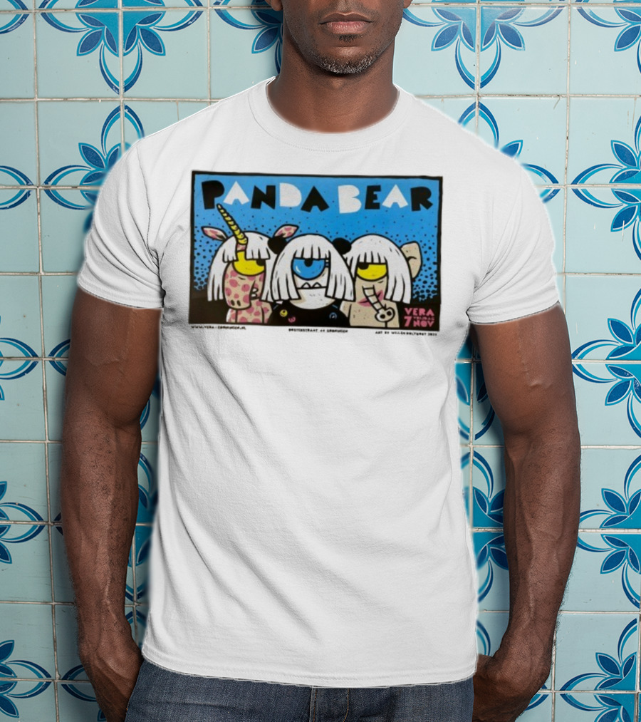Panda Bear Vera Groningen November 7 Unicorn Characters T-Shirt