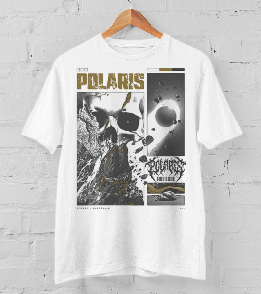 Polaris Kintsugi Skull Eclipse Aesthetic T-Shirt