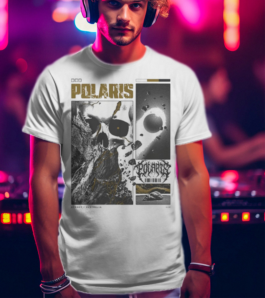 Polaris Kintsugi Skull Eclipse Aesthetic T-Shirt