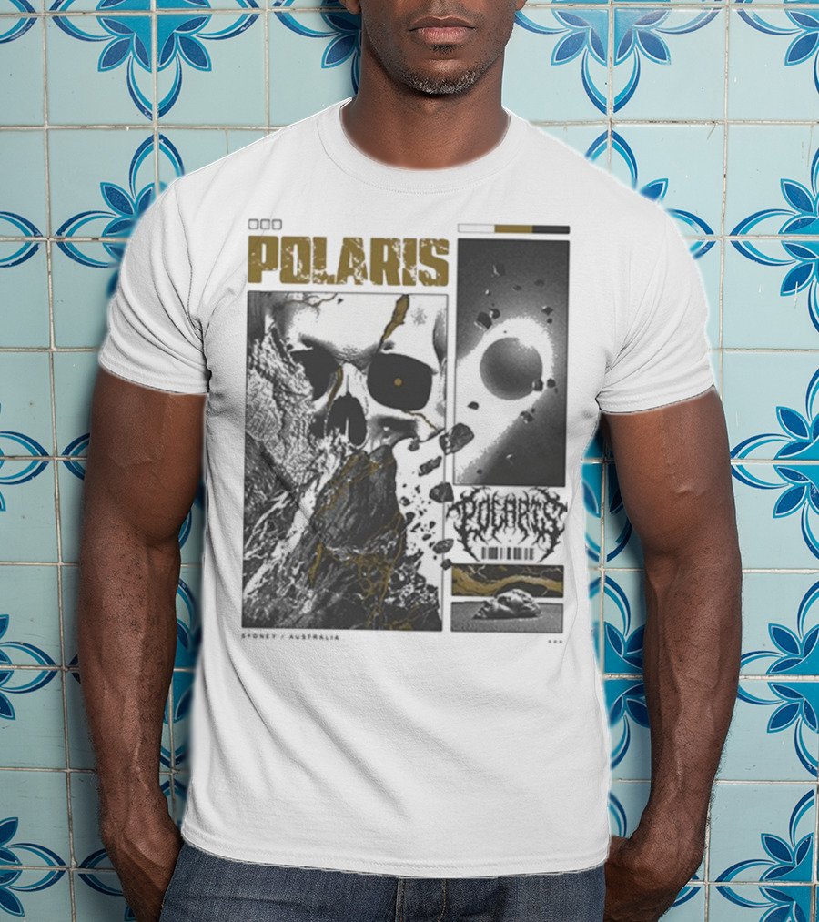 Polaris Kintsugi Skull Eclipse Aesthetic T-Shirt