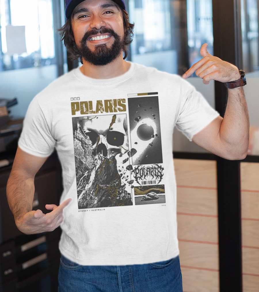 Polaris Kintsugi Skull Eclipse Aesthetic T-Shirt